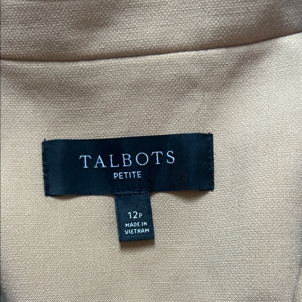 Talbots Camel Blazer with Gold Buttons - Picture 2 of 10